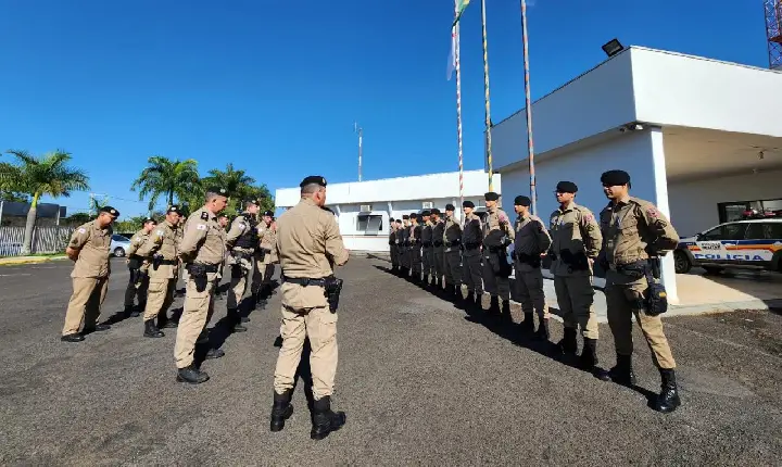 37° Batalhão de Polícia Militar recepciona soldados recém-formados
