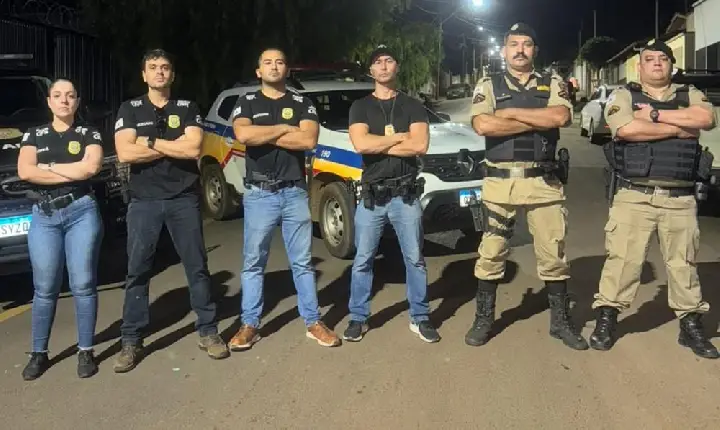 Ação conjunta da PM e PC, prende jovem de 19 anos, suspeito de tráfico de drogas em Campos Altos