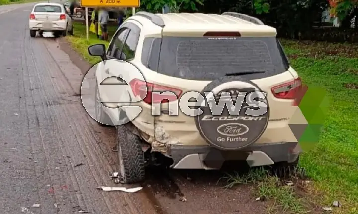 Acidente entre dois carros é registrado na BR-354; CNH de um dos motoristas estava vencida
