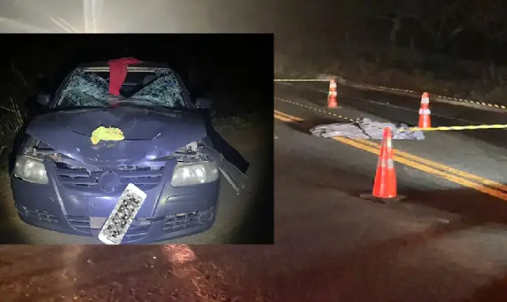 Acidente grave: Atropelamento na MG-462 resulta em morte de pedestre em Perdizes