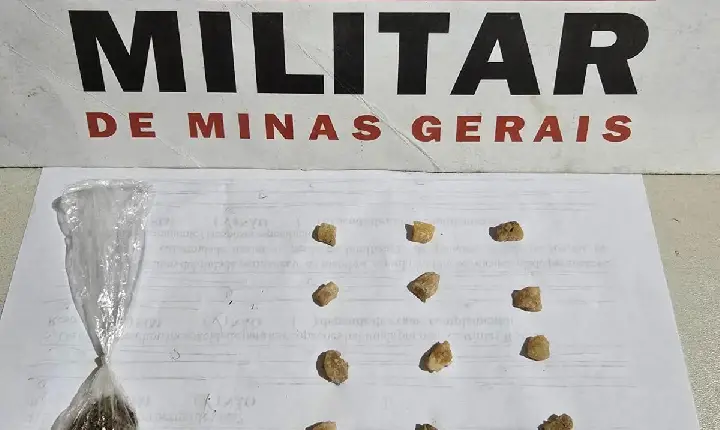 Adolescente é apreendido com drogas na boca em Campos Altos MG