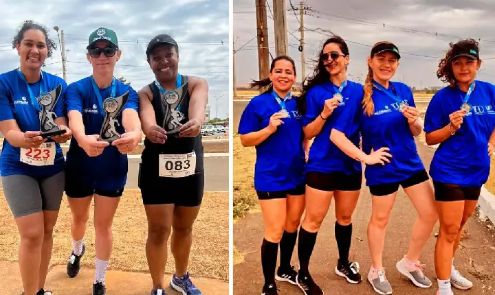 Atletas de Campos Altos participam de corrida em comemoração ao centenário de Rio Paranaíba
