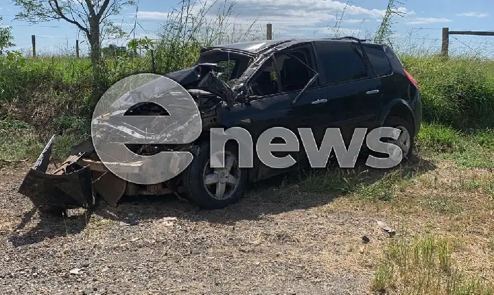 Campos-altense é ejetado de carro após sofrer acidente na BR-262