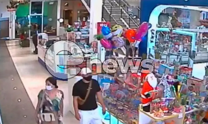 Casal é procurado após furtar CPUs de computadores em shopping de Araxá