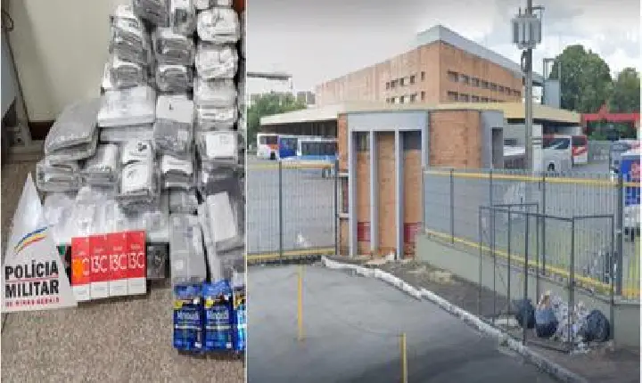 Cego é preso ao desembarcar de ônibus com malas recheadas de produtos contrabandeados em MG