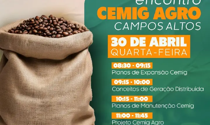 Cemig promove encontro com produtores rurais em Campos Altos para apresentar projetos e ampliar parcerias
