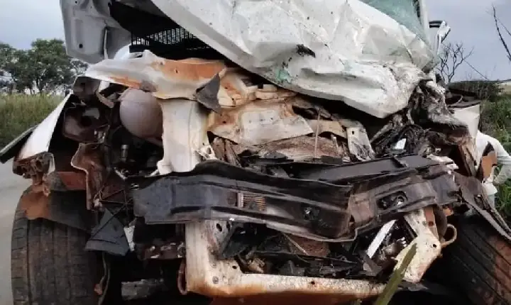 Colisão frontal mata motorista na BR-354 em Rio Paranaíba MG