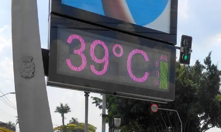 Com onda de calor, temperaturas podem chegar a quase 40 °C no Centro-Oeste de Minas