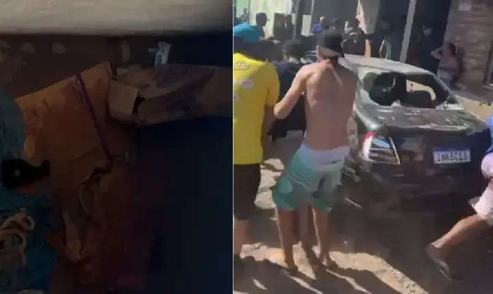 Criança de 9 anos é sequestrada, suspeito é morto e policiais mostram cativeiro