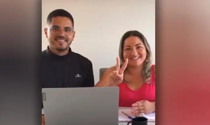 Deise Alves é eleita diretora da Escola Municipal Amélia Franco; Geraldo Valeriano é o vice-diretor
