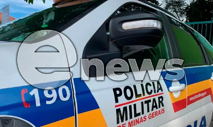 Em Campos Altos, homem é preso após agredir companheira e empurrá-la em pilha de tijolos