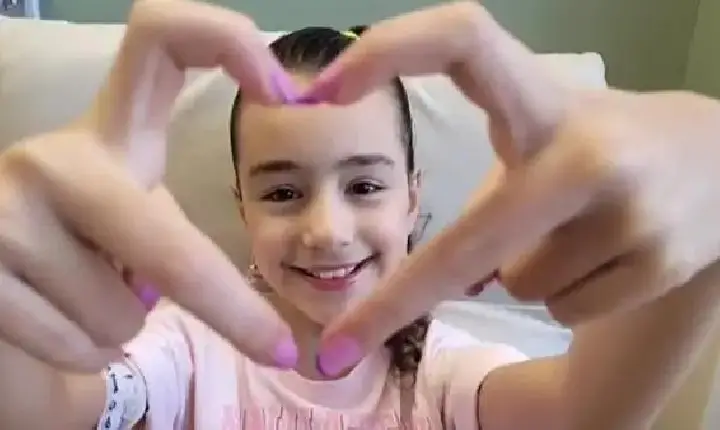 Garotinha Lavínia, de Medeiros, recebe transplante de coração após dois meses internada