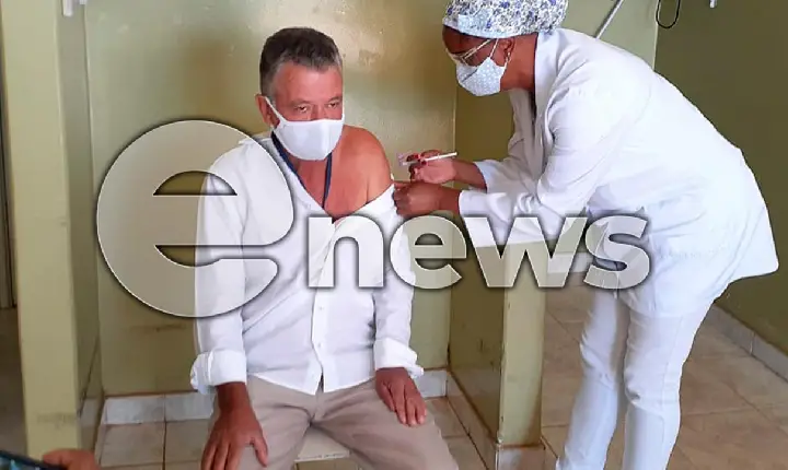 Há 01 ano, primeiro cidadão campos-altense era vacinado contra a Covid-19, e município iniciava imunização da população