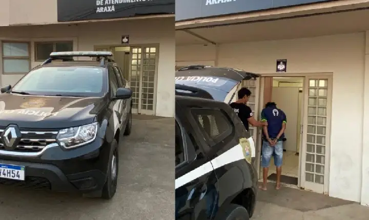 Homem é preso acusado de estuprar jovem após festa no bairro Aeroporto, em Araxá