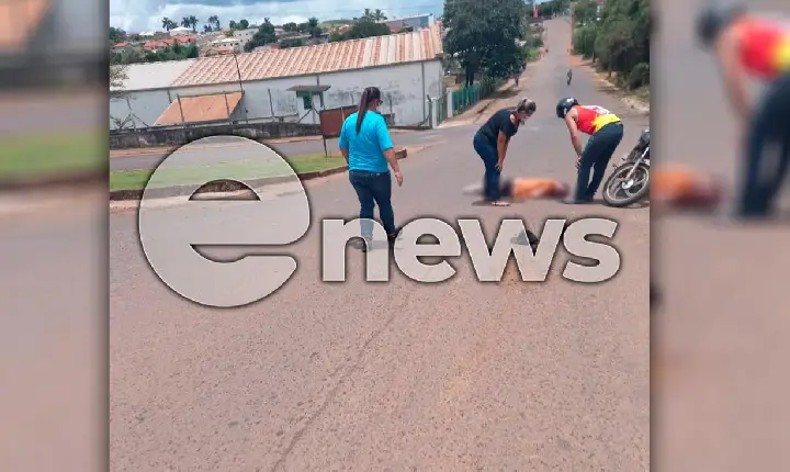 Homem fica desacordado após cair de bicicleta, em Campos Altos