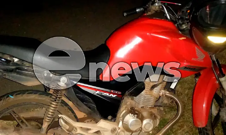 Moto furtada é localizada pela PC de Campos Altos e condutor é preso, na BR-262