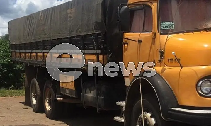 Motorista é feito refém e tem caminhão roubado na BR-354