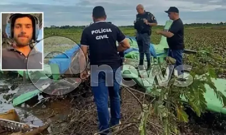 Piloto natural de Araxá morre após queda de aeronave no Maranhão