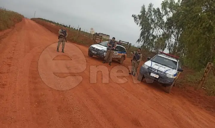 PM de Campos Altos realiza operação na zona rural do município