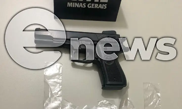 Polícia Civil apreende réplica de arma de fogo em Campos Altos