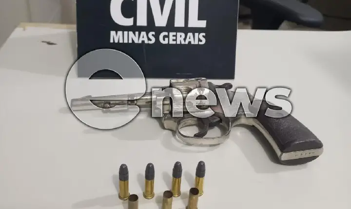Polícia Civil de Campos Altos localiza arma usada, em tese, para balear campos-altense próximo à rodoviária, no fim de semana