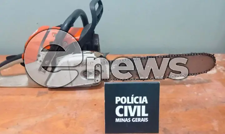 Polícia Civil de Campos Altos recupera motosserra furtada na zona rural do município