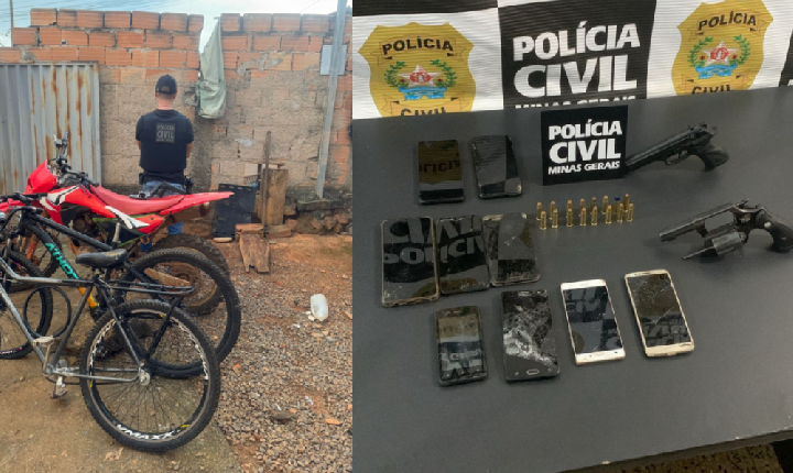 Polícia Civil de Campos Altos recupera produtos, que seriam provenientes de furtos