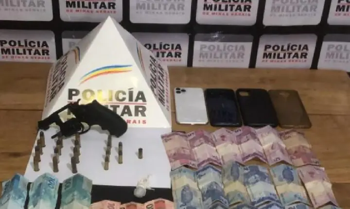Polícia Militar de Bambuí realiza operação contra tráfico de drogas e apreende arma de fogo