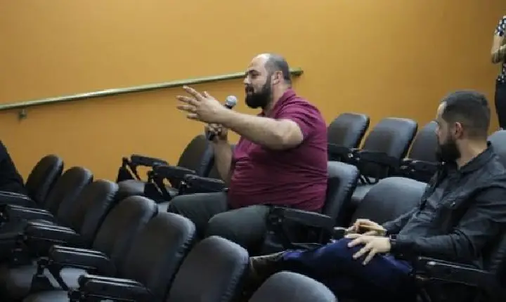 Presidente da ACE de Campos Altos Vitor Leandro, participa do Circuito E-Minas em Uberlândia