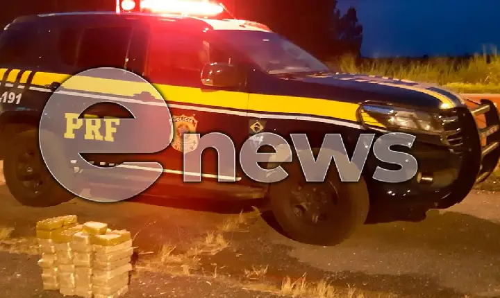 PRF prende casal transportando 34 Kg de crack na BR-262 em Campos Altos
