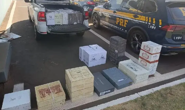 Quase 400 garrafas de vinho sem identificação são apreendidas e homem é preso pela quarta vez pelo mesmo crime em MG