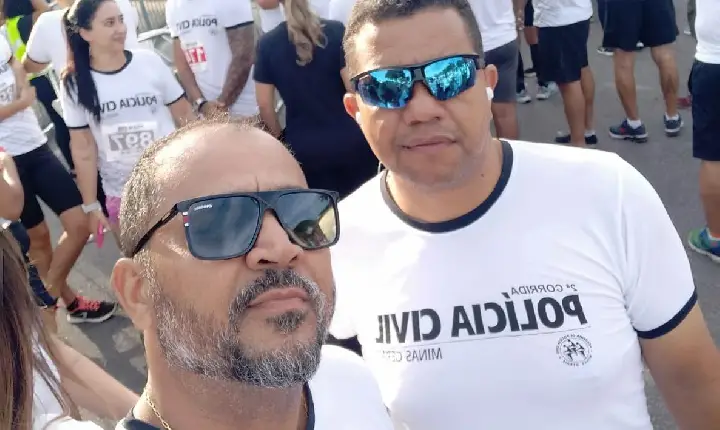 Representando Campos Altos, integrantes da Polícia Civil participam de corrida da instituição em BH