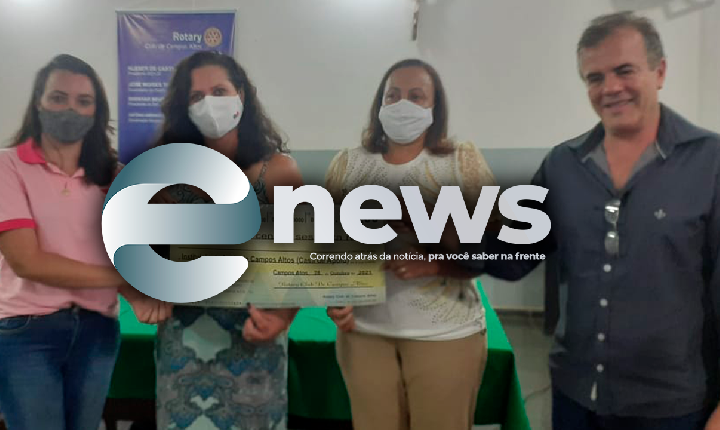 Rotary Club de Campos Altos e Casa da Amizade fazem doação de mais de oito mil reais à casa de apoio de Uberaba