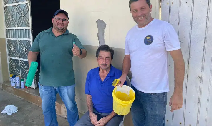 Rua do Rolinha ganha cores do Brasil para transmissão de jogos da Copa do Mundo