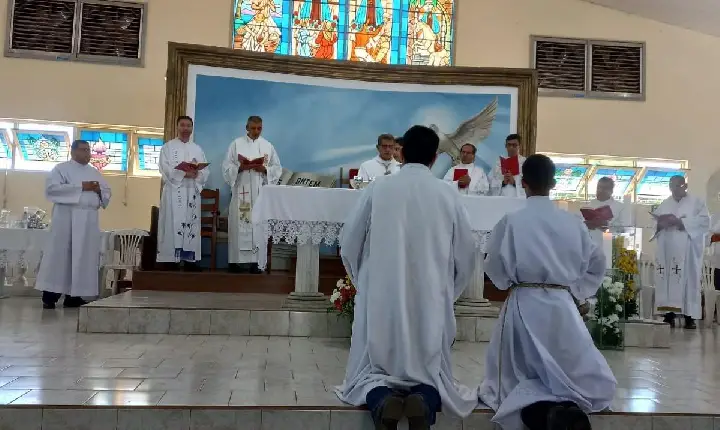 Santa Missa abre atividades da Confraternização Diocesana das Comunidades em Campos Altos