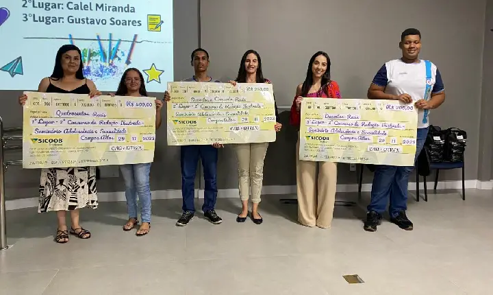Sicoob Crediagro premia talentos locais no Concurso de Redação Ilustrada 2023