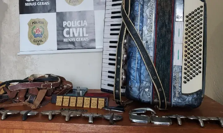 Suspeito de furtar acordeons, e que fez vítima em Campos Altos, vira notícia no 'Fantástico' da Rede Globo