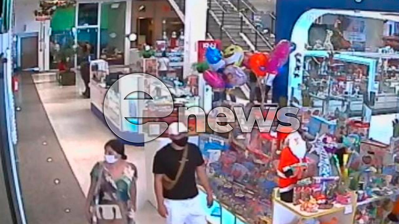 Casal é procurado após furtar CPUs de computadores em shopping de Araxá