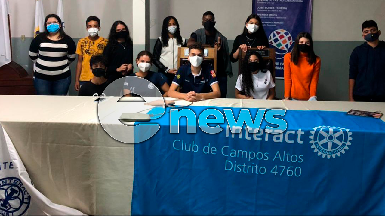 Em Campos Altos, Interact Club promove ação social para doar materiais escolares à crianças carentes