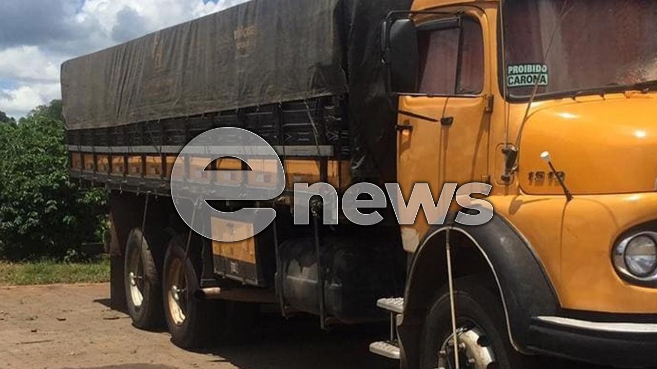 Motorista é feito refém e tem caminhão roubado na BR-354