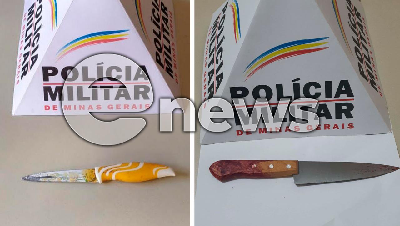 Em 48 horas, homem é preso duas vezes portando arma branca, em Campos Altos