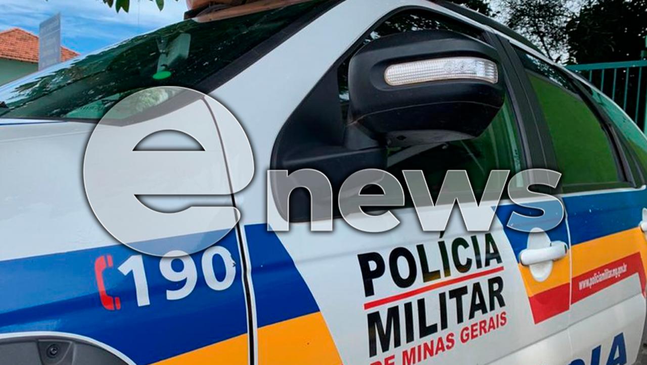 Em Campos Altos, homem é preso após agredir companheira e empurrá-la em pilha de tijolos