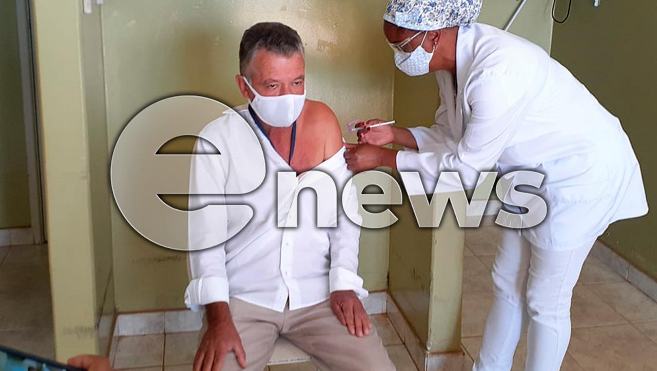Há 01 ano, primeiro cidadão campos-altense era vacinado contra a Covid-19, e município iniciava imunização da população