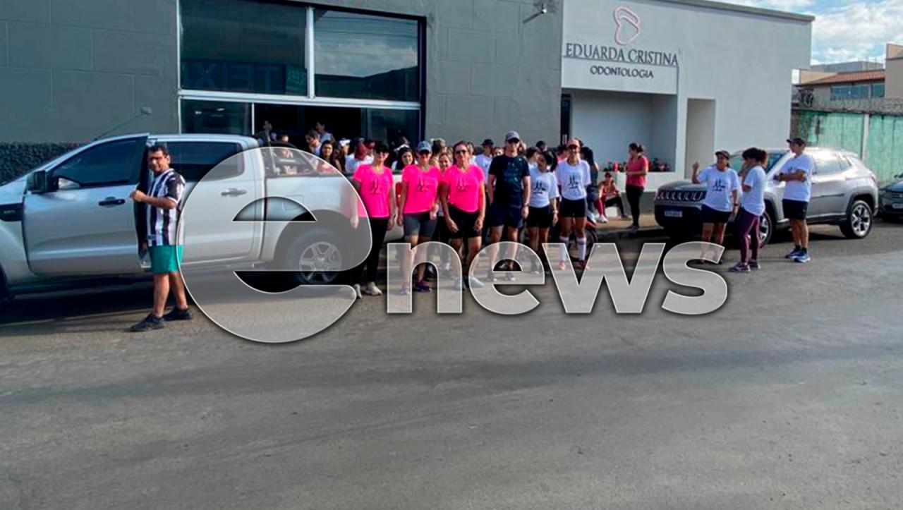 CAAMG e OAB promovem caminhada em alusão ao mês da mulher, em Campos Altos