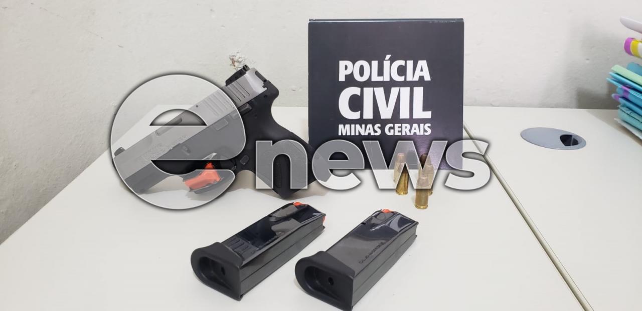 Em Campos Altos Polícia Civil cumpre mandado de busca e apreensão no centro da cidade