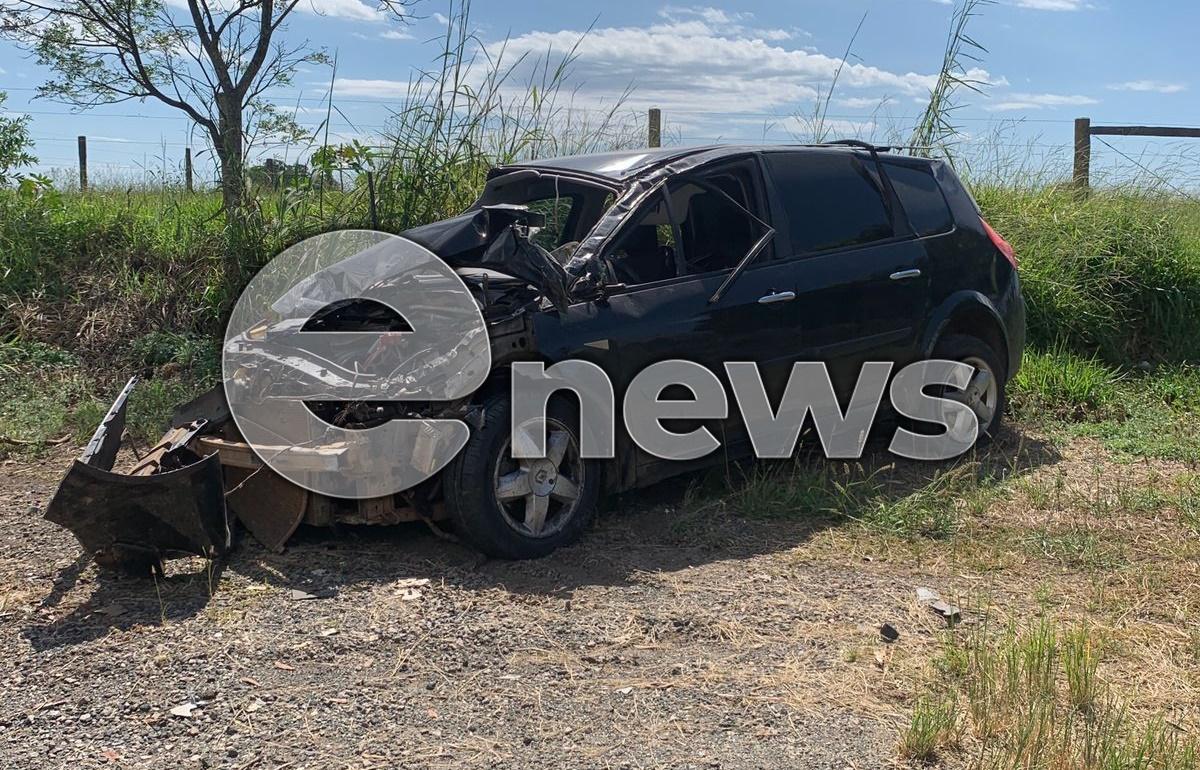 Campos-altense é ejetado de carro após sofrer acidente na BR-262