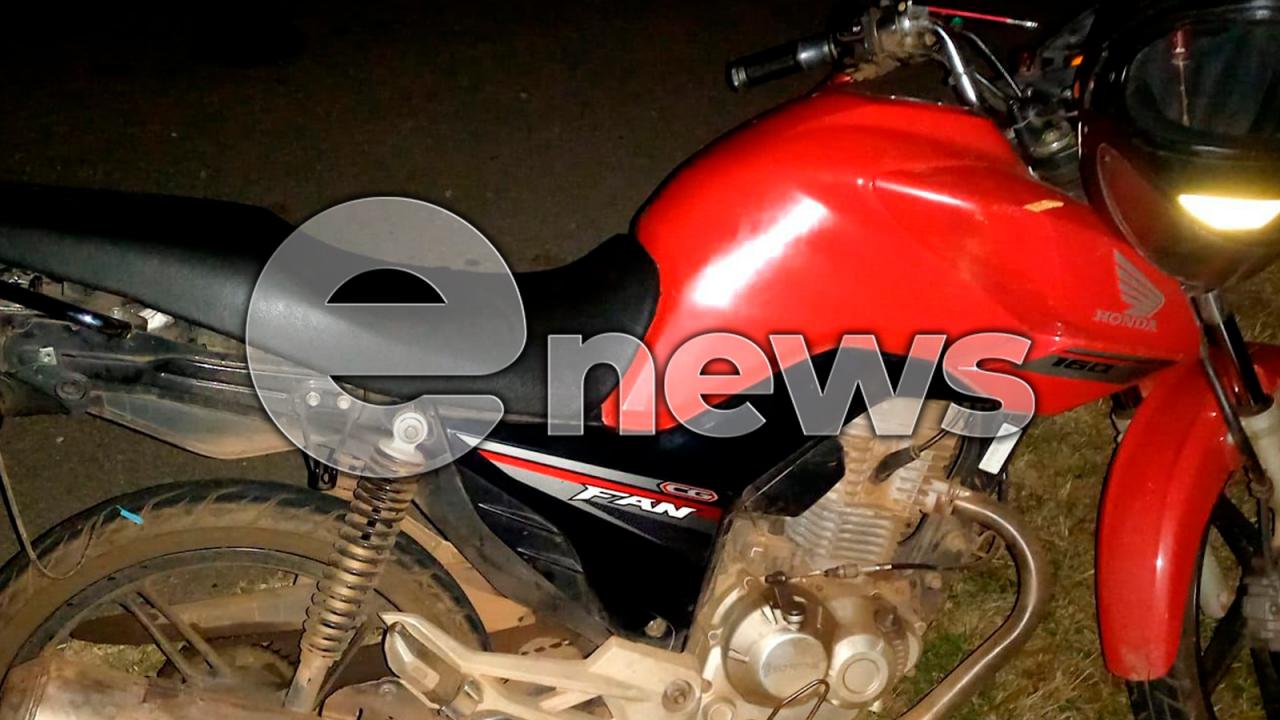 Moto furtada é localizada pela PC de Campos Altos e condutor é preso, na BR-262