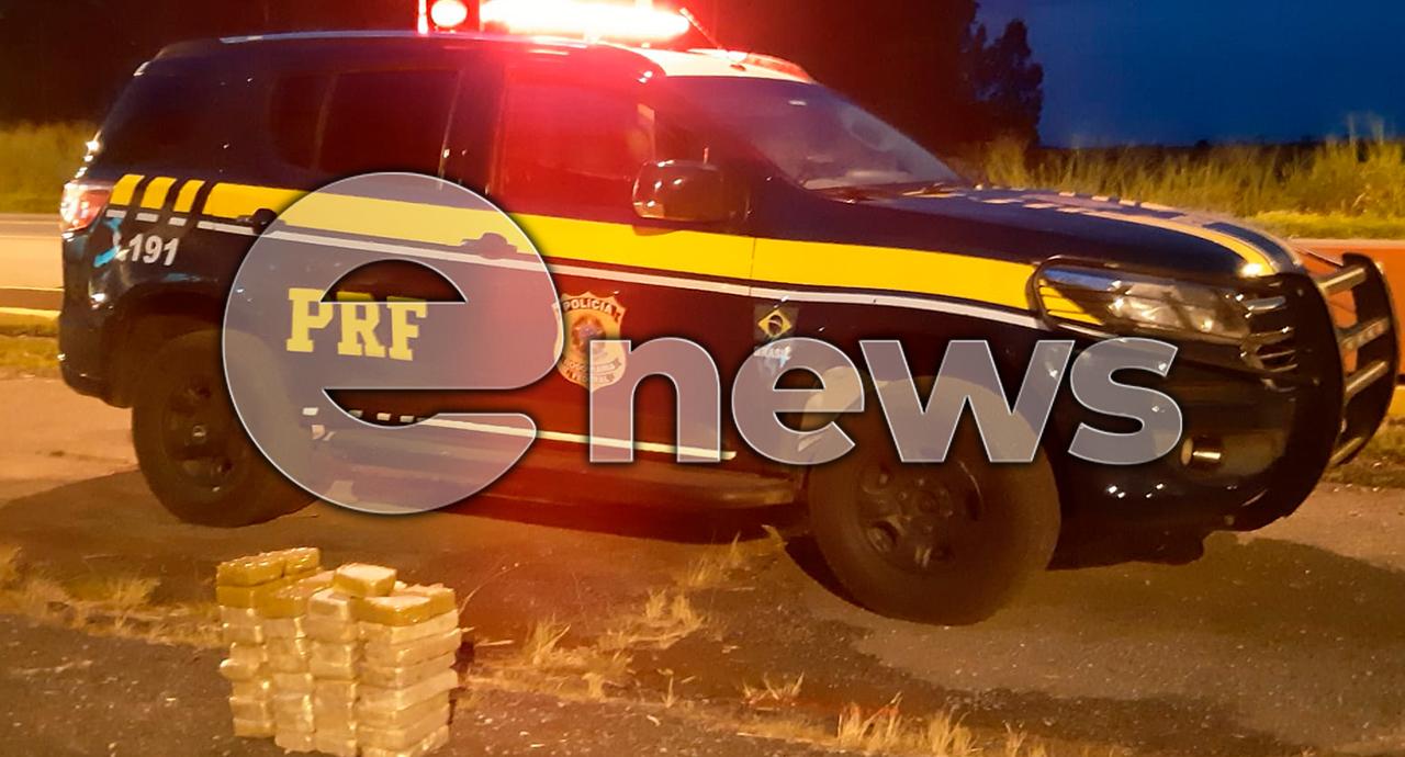 PRF prende casal transportando 34 Kg de crack na BR-262 em Campos Altos