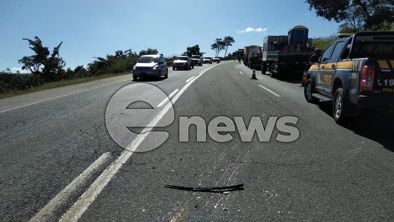 Veículo da Triunfo Concebra se envolve em acidente entre Campos Altos e Araxá