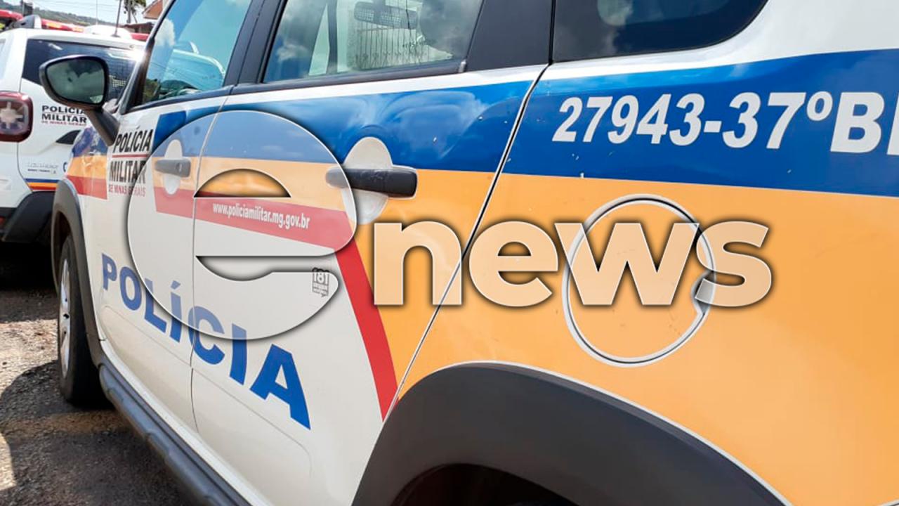 Homem com sintomas de embriaguez é preso dirigindo, no bairro Santa Terezinha em Campos Altos